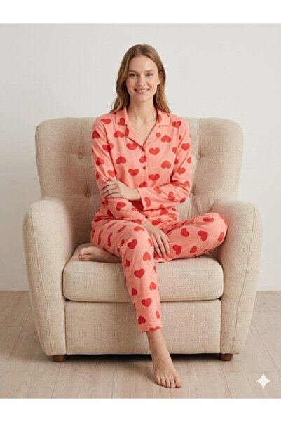 sleeproom Summer Buttoned Women's Pajama Set
