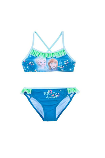 Disney Frozen Costum de baie Frozen Disney din 2 piese, albastru