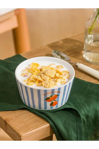 LC Waikiki Printed Porcelain Pit Bowl 12 cm (S6)