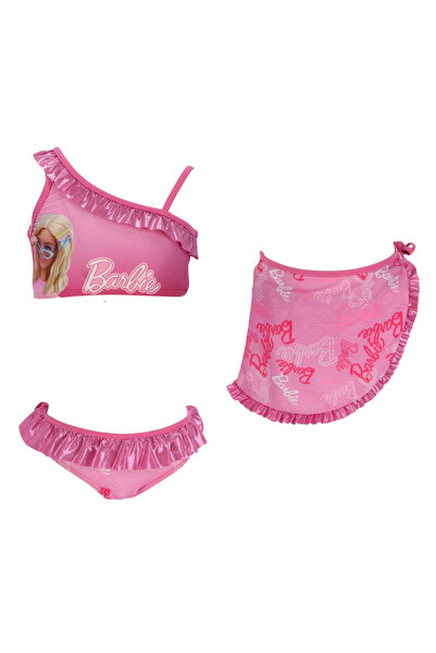 Barbie Costum de baie din două piese cu pareo roz