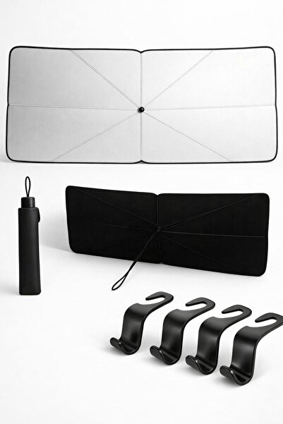 Busstier Σετ 4 ιμάντων καθισμάτων αυτοκινήτου και πτυσσόμενη πρακτική προστατ...