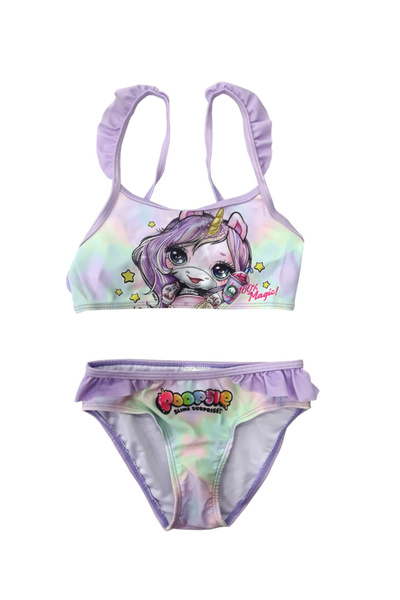POOPSIE Girls' 2-Piece Swimsuit with Ruffles