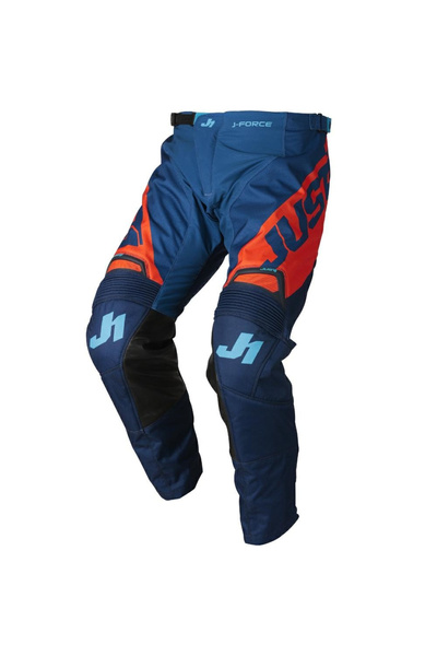 Just1 Pantaloni atv/cross J-Force Vertigo, culoare albastru/portocaliu, marim...