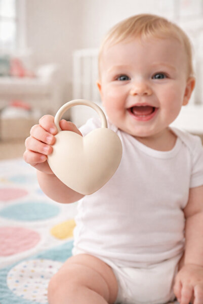 Tgm Baby Tutbi Box Heart Pacifier Box (Cream)