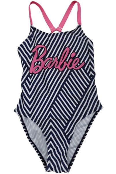 Barbie Girls' One-Piece Swimsuit Black