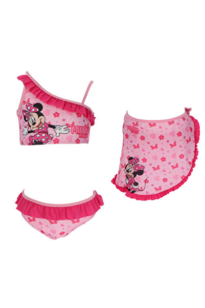 Minnie Mouse Costum de baie din două piese cu pareo roz
