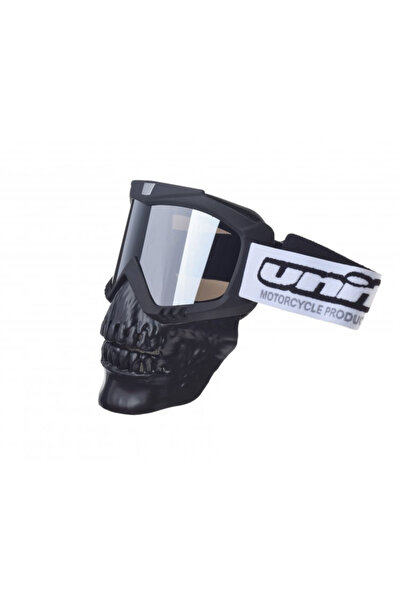 Unit Ochelari motocross/atv/enduro Unit, model masca craniu, culoare rama neg...