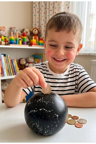 Mask Handmade Ceramic Globe Shatterproof and Reusable Piggy Bank with Bottom ...