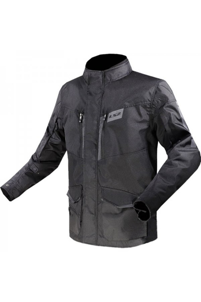 LS2 Metropolis EVO Man motorcycle/atv jacket, black color, size XL