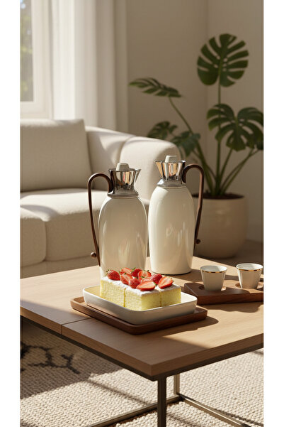 Generic 1 liter/750ml tea and coffee thermos set