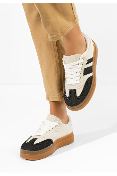 B T Shoes Adidași de damă Herberta V2 bej