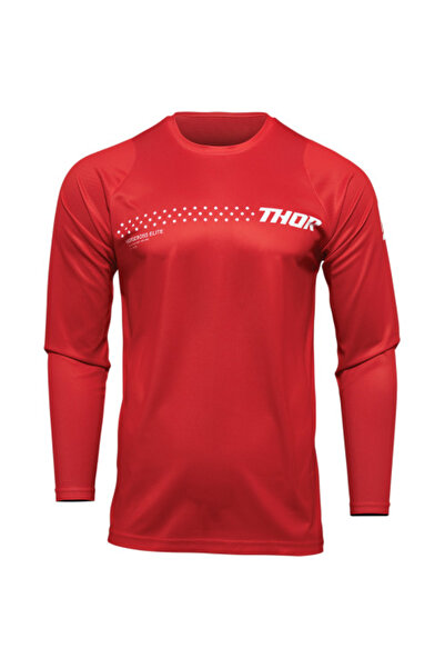 THOR Tricou atv/cross Sector Minimal, culoare rosu, marime XL