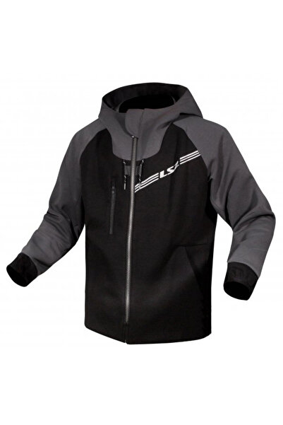 LS2 THROTTLE MAN motorcycle jacket, black/gray, size L