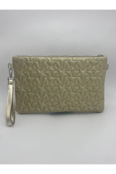 Marvelis Γυναικεία τσάντα με αστεράτο σχέδιο και λουράκι καρπού που αφαιρείτα...