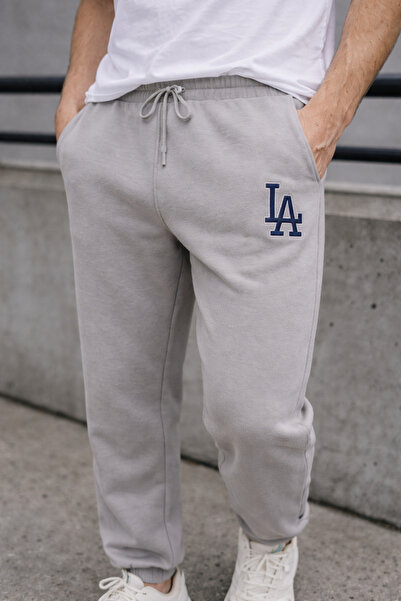 NEW ERA Παντελόνια με Κεντημένο Λογότυπο - Καφέ, XL