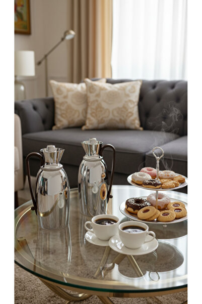 Generic 1 liter/750ml tea and coffee thermos set