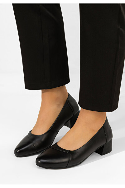 B T Shoes Δερμάτινα παπούτσια Giulieta μαύρα