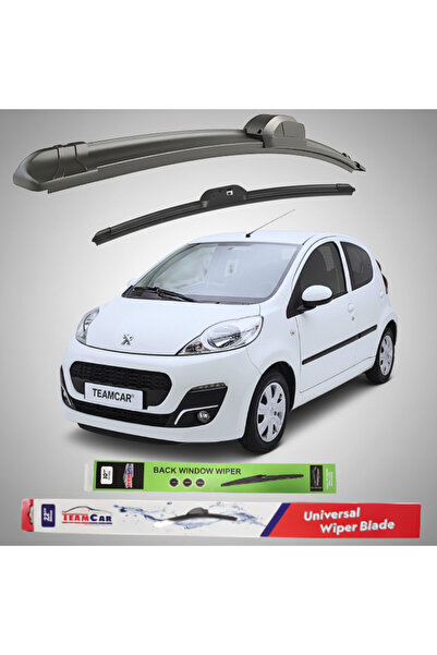 TEAMCAR Peugeot 107 5-door Wiper Blades Facelift II (2012–2014) Flat | Comple...