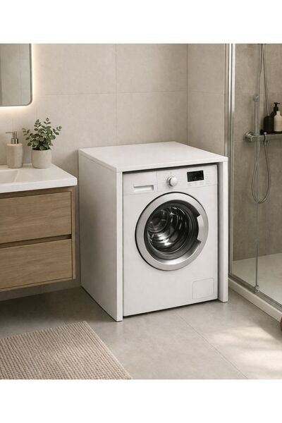 soylux Çamaşır Makinesi Dolabı, Banyo Düzenleyici, Çok Amaçlı Dolap
