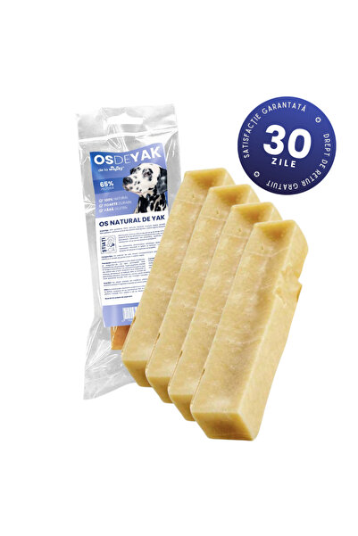WoofyLab  Woofy Lab Yak Bone for Dogs, Milk Reward, 4 Pieces, S