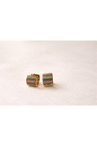 Archhazel Jewelery Colorful Sparkle Mini Hoop Earrings