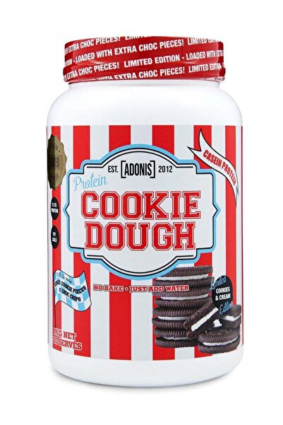 Adonis عجينة الكوكيز، بروتين الكازين بنكهة الكوكيز والكريمة، 1 كجم