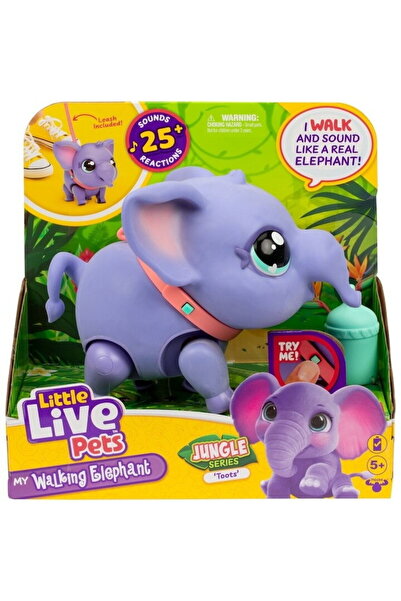 TM TOYS Jucărie interactivă Little Live Pets - Animalul meu de companie, Elef...