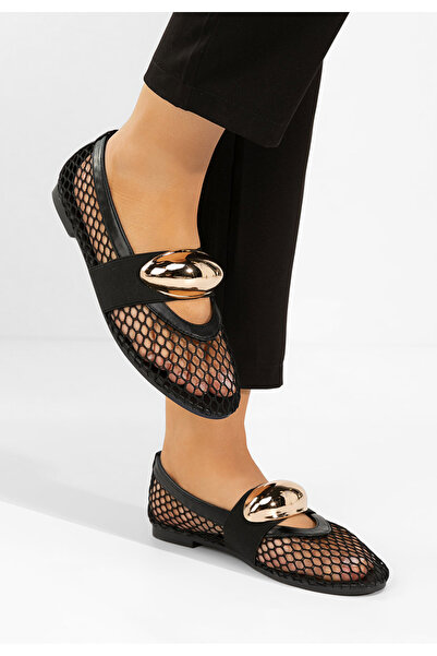 B T Shoes Γυναικεία μπαλαρίνεσ Fabiama μαύρα