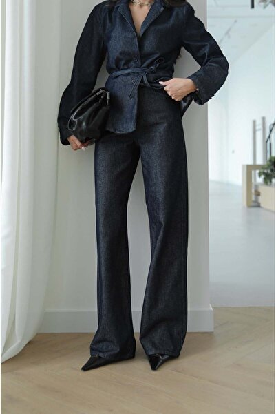 Havoş Lacivert Dia Palazzo Jean