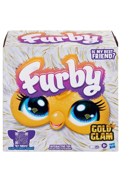 Hasbro Games Jucărie interactivă Hasbro, Furby Gold Glam, Accesorii fashion, ...