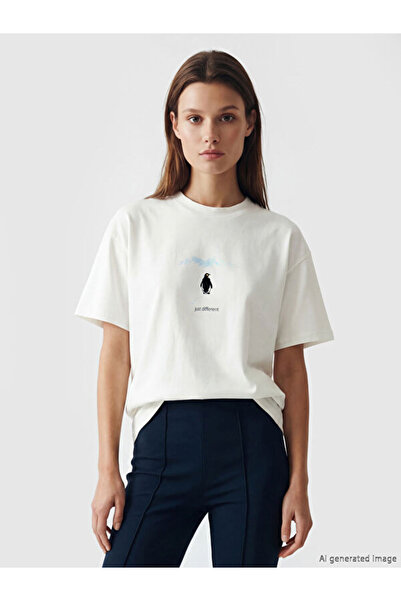 LC Waikiki I Zero Roba Collar Printed Women's T-Shirt from Freezen Store