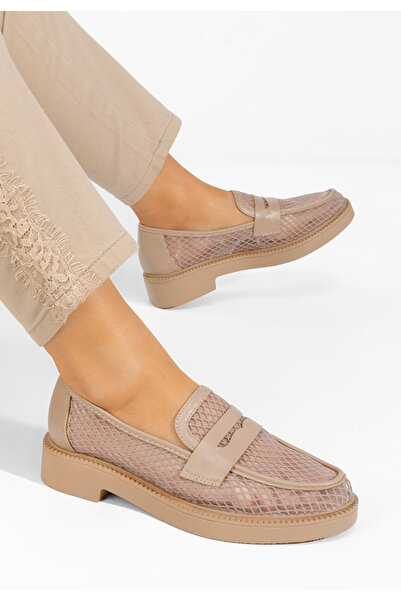 B T Shoes Γυναικεία μοκασίνια Cristtela χακί