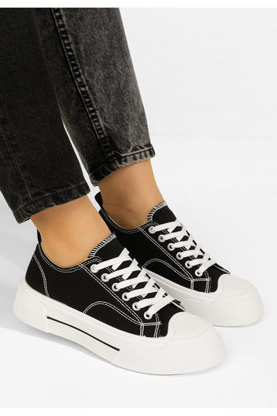 B T Shoes Γυναικεία sneakers Jessia μαύρα