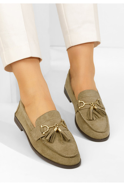 B T Shoes Μοκασίνια γυναικεια Reeia πρασινο