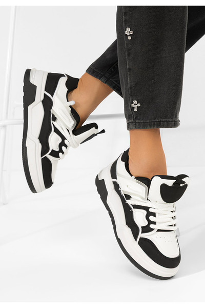 B T Shoes Adidași cu platformă Cinzela negri
