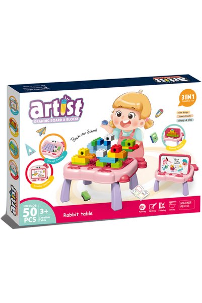 Bufnitel Masuta multifunctionala 3 in 1 pentru constructie - Iepuras