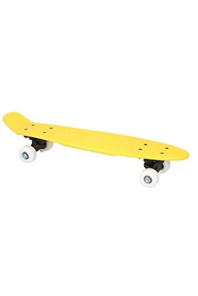 No Fear Skateboard pentru copii, 57x15x9cm PP/PVC, Galben