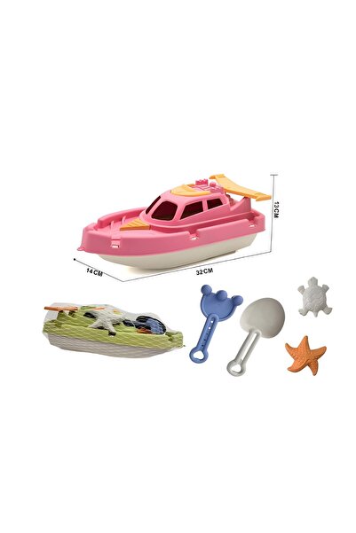 Trendbaby Sea Boat with Marine Equipment for Children - Integrated Water Play...