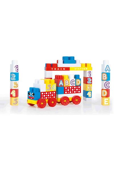 Dolu Cuburi de construit din plastic - 50 piese