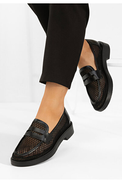 B T Shoes Γυναικεία μοκασίνια Cristtela μαύρα