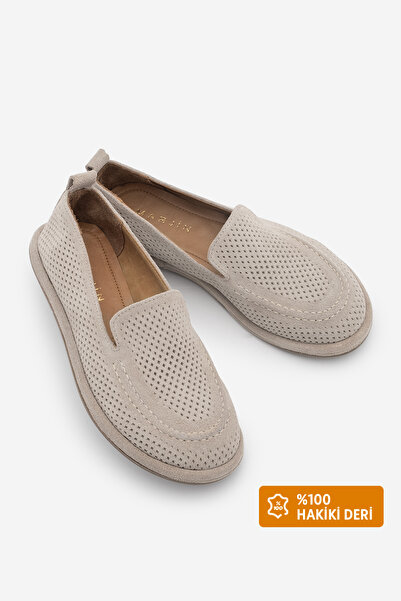 Marjin Women's Genuine Leather Loafer Masculine Hole-Look Casual Shoes Ranova...