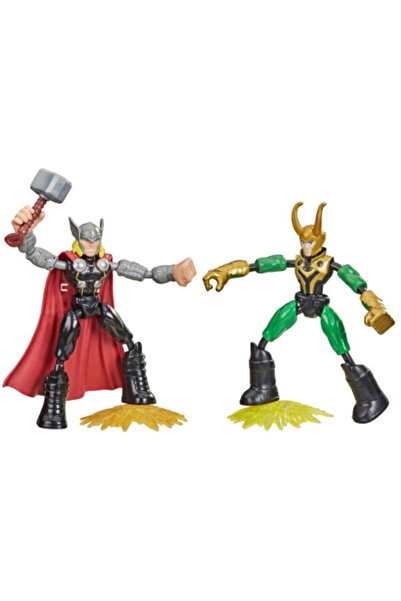 Marvel Set figurine Avengers, Bend and Flex - Thor vs Loki