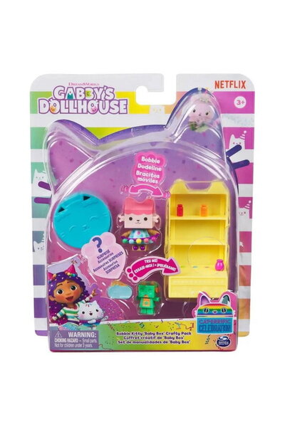 Spin Master Games Set figurine Gabbys Dollhouse - Casuta de papusi cu mobilie...
