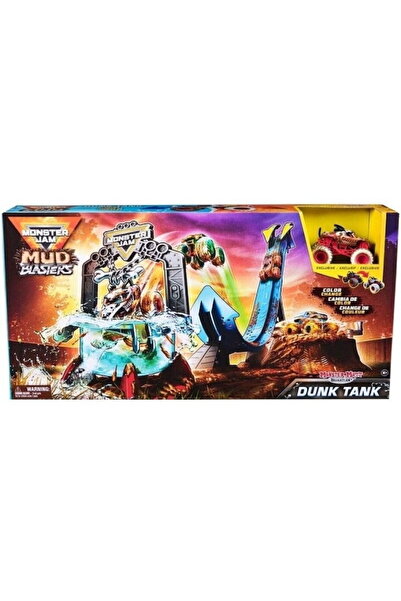 Spin Master Games Set de joaca Monster Jam 1:64 Mud Blasters Dunk Tank, multi...