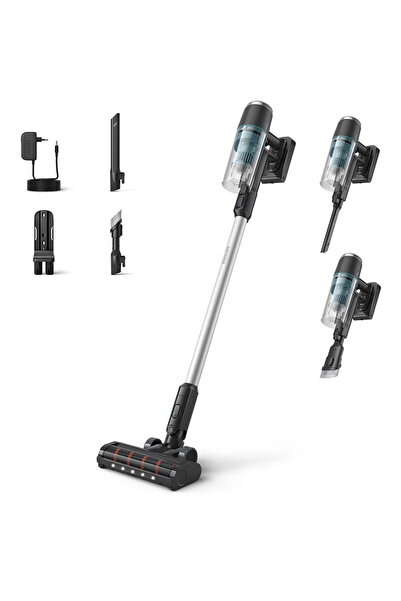 Philips XC3031/01 upright vacuum cleaner, 3000 series, 3-stage filtration sys...