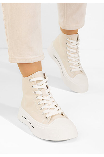 B T Shoes Γυναικεία sneakers αστραγάλο Minoda μπεζ