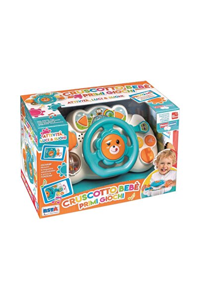 RS Toys Διαδραστικό Τιμόνι με Ήχους και Φώτα, για Μωρά, 18 Μηνών, Πολύχρωμο