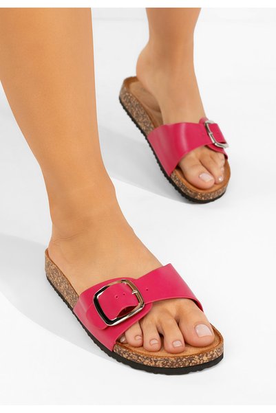 B T Shoes Papuci cu talpa groasa Evet V3 fucsia