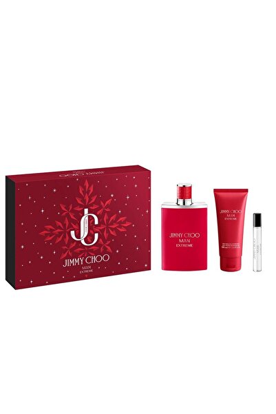 Jimmy Choo Man Extreme Eau De Parfum 100Ml + Eau De Parfum 7.5Ml + Shower Gel...