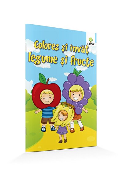 Editura Gama Colorez Și Învăț Legume Și Fructe